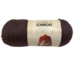 Caron Simply Soft 100% Yarnspirations Plum Perfect Yarn.
